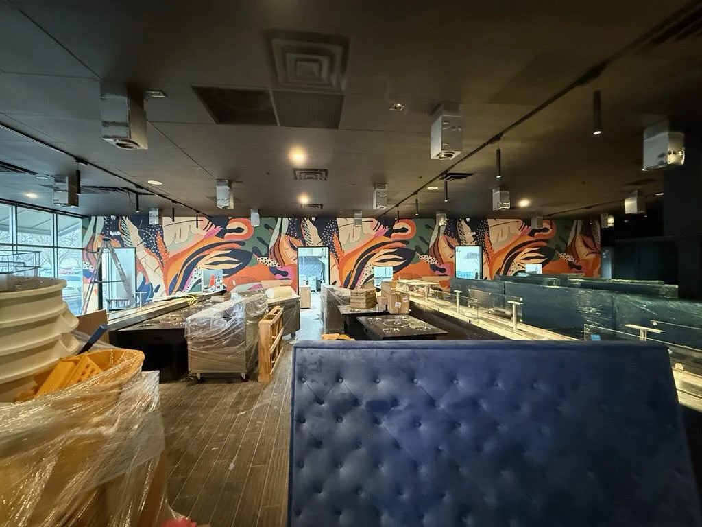 Dan Warren WallCoverings professional team at work in Washington